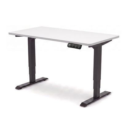 Bureau assis-debout ElevatePro PROBYTE – cadre noir, plateau blanc