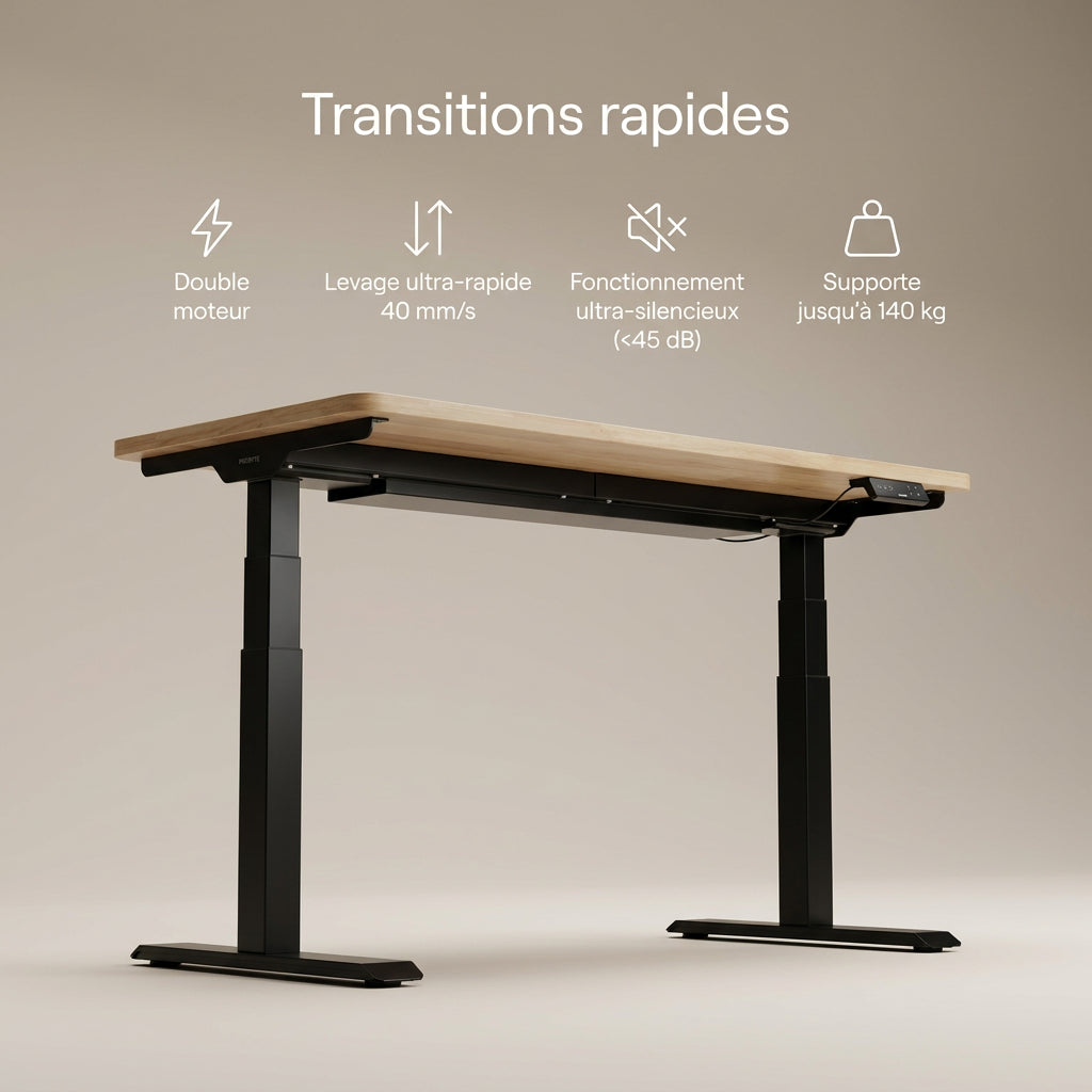 Bureau assis debout ElevatePlus