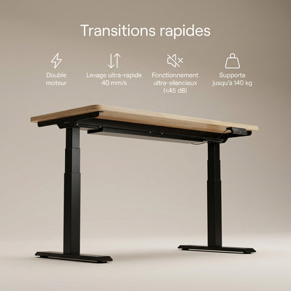 Bureau assis debout ElevatePlus